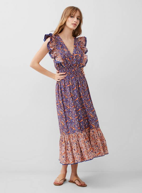  FRENCH CONNECTION Anathia Blaire Cotton Dress 12